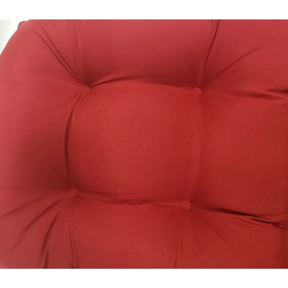Set of 2 Thick Reversible Cushion Chair Pads w/ties(15x15